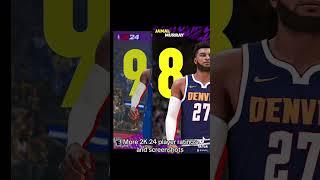 NEW 2K24 RATINGS AND SCREENSHOTS  #2k24 #nba2k24 #2kshorts #2kcommunity