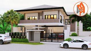 Luxury Modern House Design | 4 Bedroom | 500 sqm.