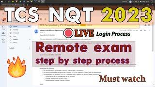 TCS NQT Remote Exam setup Login process Jan. 2023  | TCS NQT Jan. 2023