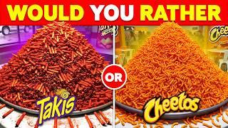 Would You Rather...? Junk Food & Snacks Edition 