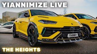 Yiannimize Live car show - The Heights, Audi TTRS, R8, Lamborghini Aventador, Urus, Ferrari, McLaren