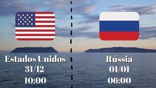 A ESTRANHA FRONTEIRA entre ESTADOS UNIDOS e RÚSSIA!