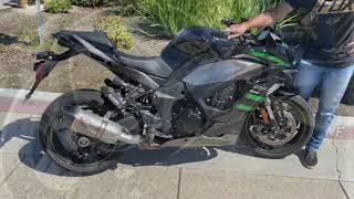 2020 Kawasaki Ninja 1000 SX Exhaust sound Stock vs. Yoshimura Alpha Slip-on