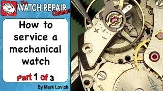 How to service a mechanical watch. Part 1. AS 1900 in a Rotary watch
