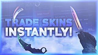 How To INSTANTLY Trade Up Your CSGO Skins! TRADE INSTANTLY USING TRADESKINSFAST!