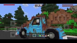 Minecraft- Attacked by a bear while driving!  