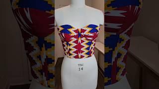 Making a corset bustier top.