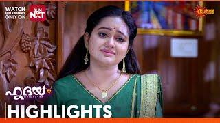 Hridhayam - Highlights of the day | 08 July 2024 | Surya TV