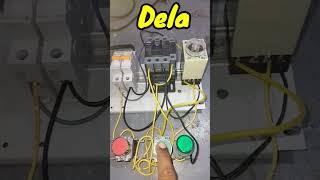 OFF Delay Timer in DOL Starter Connection #tradingshorts #ytshorts #viralshorts #viralvideo