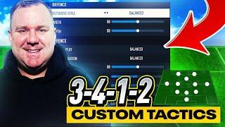 EAFC 24 - THE BEST 3412 CUSTOM TACTICS + PLAYER INSTRUCTIONS!