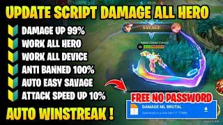 UPDATE TERBARU‼️SCRIPT DAMAGE 1 HIT ENEMY BOT MOBILE LEGENDS TERBARU 2024 ANTI BANNED NO PASSWORD