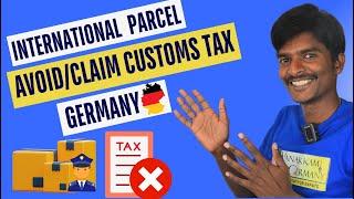 How to ship International parcel and avoid CUSTOMS  TAX  while sending to Germany | English