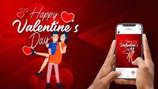 Happy Valentines Day Motion Graphics 2024 | Royalty Free | No Copyright