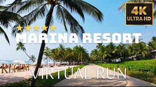 VIRTUAL RUN | 4K HDR | Marina Resort | VIETNAM