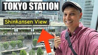 Tokyo Station Shinkansen “Train Spotting” View from Yaesu