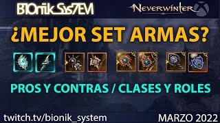 ¿Mejor Arma? Pros y Contras | Masterwork Lionheart Mirage | DPS TANK HEAL | Neverwinter 2022