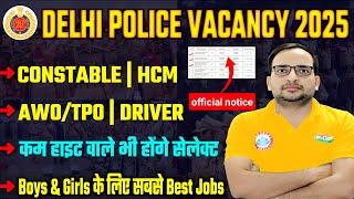 Delhi police new vacancy 2025 || Delhi police eligibility for male female #delhipolice #rwa