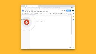 How can I dictate notes quickly in Google Docs?