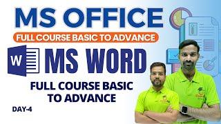 Day-4 || Microsoft Word  Introduction  || Microsoft Office Full  Course || GyanXp