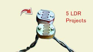 Top 5 useful LDR projects, very easy electronics diy projects