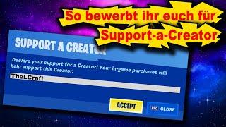 So schaltet ihr den CREATOR CODE frei|Support-a-Creator werden| Deutsch