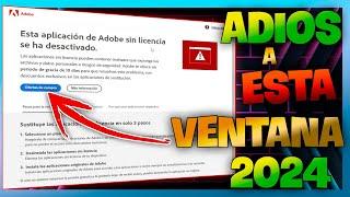 Elimina la ventana de prueba de adobe 2024 (FACIL)