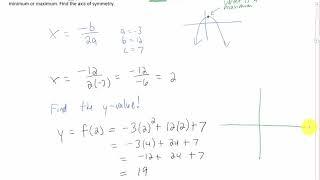 Quadratic Function 2: Maximum or Minimum