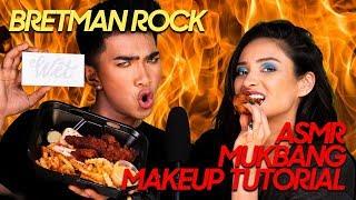 BRETMAN ROCK | ASMR Mukbang Makeup Tutorial! | Shay Mitchell