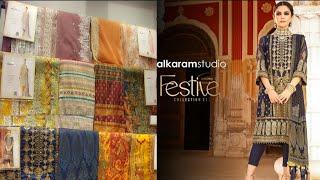 Alkaram Studio New Eid Arrivals || alkaram festive collection 2021