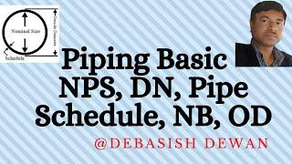 Piping Basic-  NPS DN Pipe Schedule NB OD