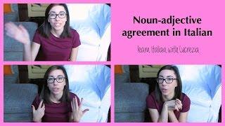 Noun-adjective agreement in Italian (+ exercise!) - Learn Italian with Lucrezia