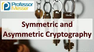 Symmetric and Asymmetric Cryptography - SY0-601 CompTIA Security+ : 2.8