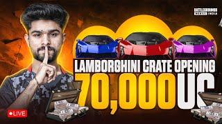 70K UC LAMBORGHINI CRATE OPENING | KALSE RANK PUSH SURU