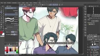 Making Webtoon part 9 (Finishing + Touch Up)