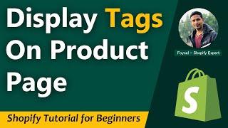 How To Display Tags On Product Page In Shopify  Simple and Fast