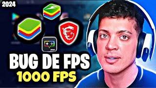 NOVO BUG NO EMULADOR PARA FAZER SEU FPS CHEGAR EM 1000 FPS NO FREEFIRE,NOVO BUG QUE CEROL ENSINOU