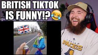 AMERICAN Reacts to Extremely British TikToks *HILARIOUS*