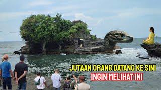 Viral Di Bali.! Pure Mengapung Di Atas Laut Di Kelilingi Ular Naga