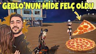 TOK KARNA GEBLO HER ÖLDÜĞÜNDE 1 DİLİM PİZZA YEDİ, OLANLAR OLDU!  -PUBG MOBİLE