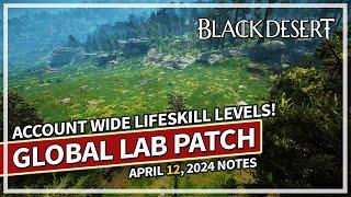Account Wide Life Skill Levels Change - Global Lab Review - April 12 | Black Desert