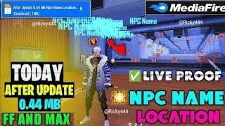 Update Npc Name Config Free Fire ‼Free Fire Max Npc Name Config FileFF And Max Npc Name Config File