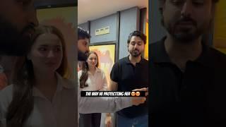 Hania Amir and Zaviyar Spotted at the Poppay Ki Wedding Premier in Karachi | Celebrities | Celebs