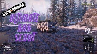 SnowRunner Mod Review | The VOLVO C304! This is the ULTIMATE 6x6 SCOUT!