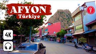 AFYON - Türkiye  4K FULL Walking Tour City Center, Yeşilyol, Merkez