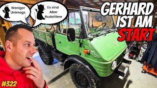 Gerhard ist dran  | UNIMOG 421 Cabrio zieht ein / #vlog 322 Steelstyler_81 - RUDELTIERE -