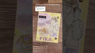 Mini Sticker Journal - FIKA  #stickerjournal #minijournal #journaling #journalwithme