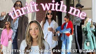 Thrifting my Spring Pinterest Board 2025!