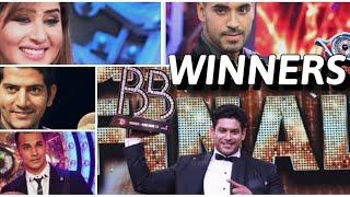 Bigg Boss Winners of All Seasons with Prize Money & Age | Bigg Boss 1 - Bigg Boss 13 |#BIGGBOSS13