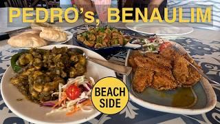 Pedro's Goan home food on Benaulim beach, South Goa