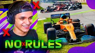 Lando Norris plays the F1 Game with Corner Cutting turned OFF